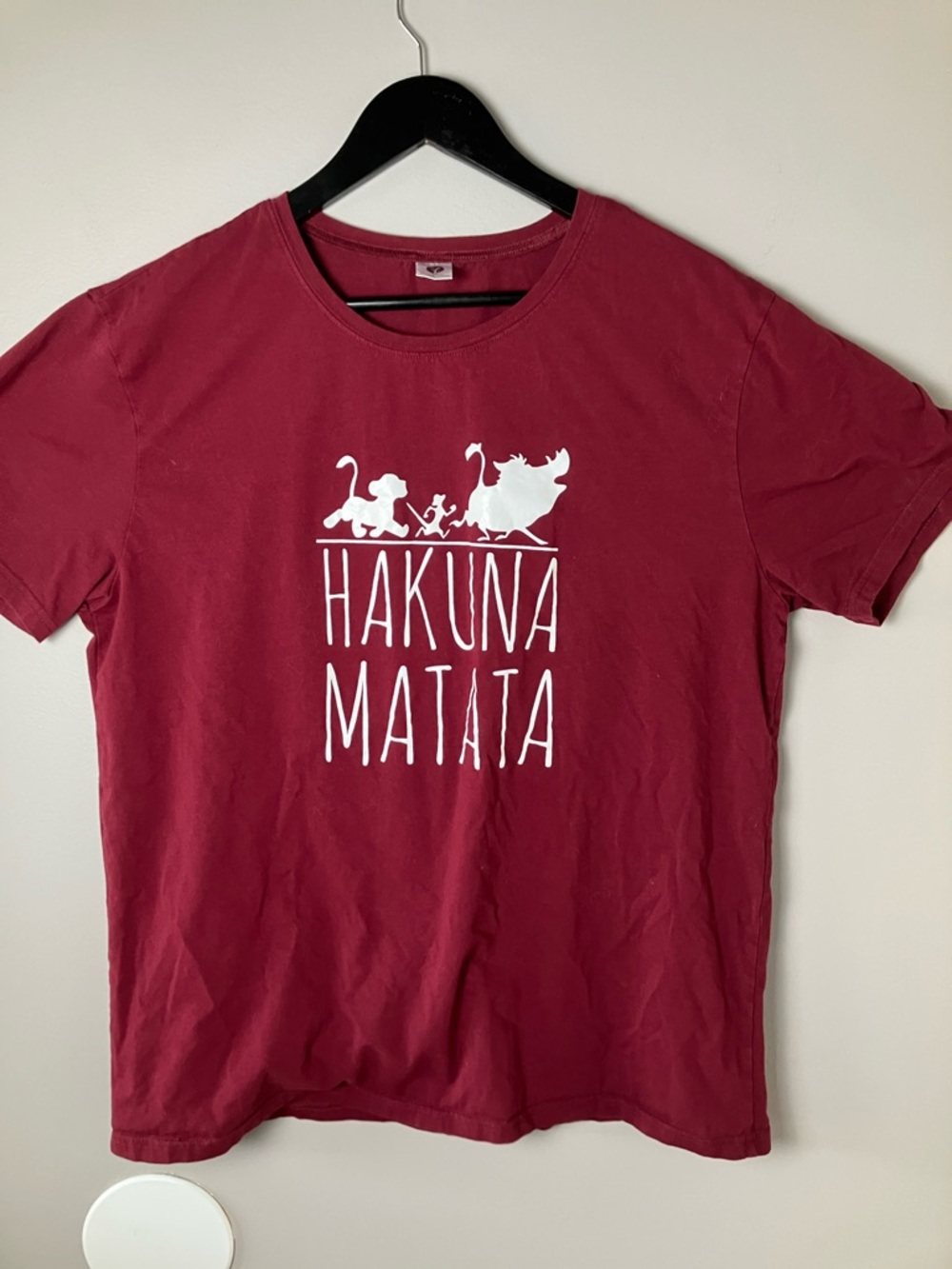 Hakuna Matata Graphic Tee Maroon XXL Disney The Lion King Disney Vacation